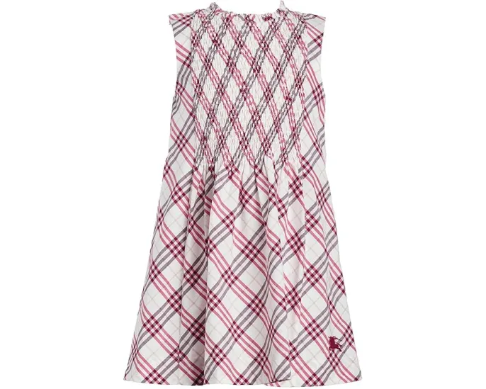 Платье Burberry Kids Yvette для малышей без рукавов в клетку