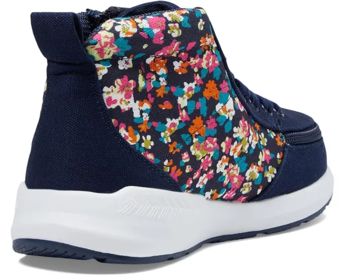 Детские высокие кроссовки BILLY Goat Classic High с цветочным принтом и молнией по всей длине