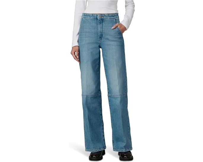 Джинсы Joe's Jeans The Seamed Mia с высокой посадкой и широкими штанинами