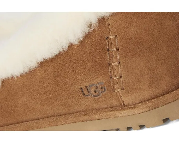 UGG Zora Ballet Flat балетки из замши с меховой стелькой и легкой подошвой
