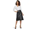 Юбка NYDJ A-Line Skirt с разрезом спереди и длиной до колена