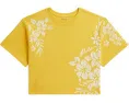 Свободная хлопковая футболка с цветочным принтом для детей от Polo Ralph Lauren