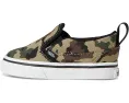 Детские слипоны Vans Slip-On V с вафельной подошвой