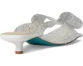 Мюли Blue by Betsey Johnson Babe с котячьим каблуком украшенные жемчугом и стразами