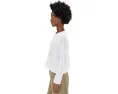 Свитер Eileen Fisher с круглой горловиной из органического льна и хлопка