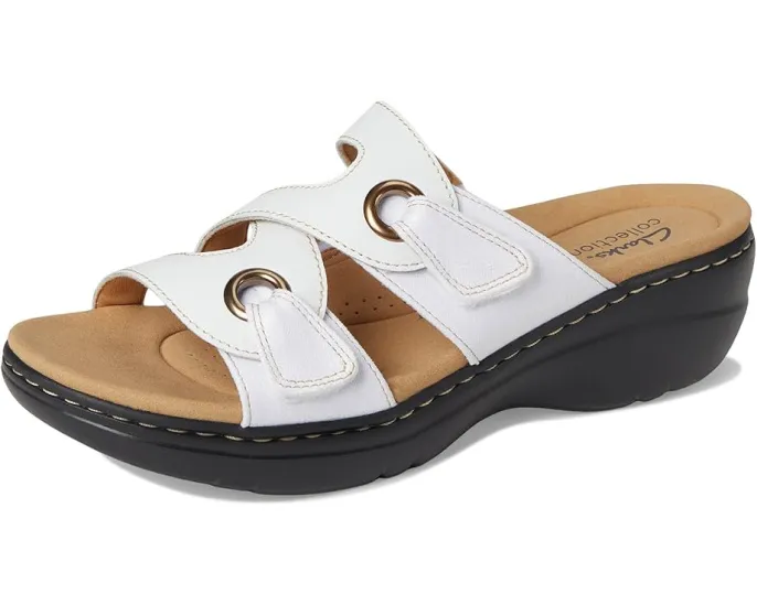 Сандалии Clarks Merliah 2 Cove на клиновидной подошве с застежками на липучках