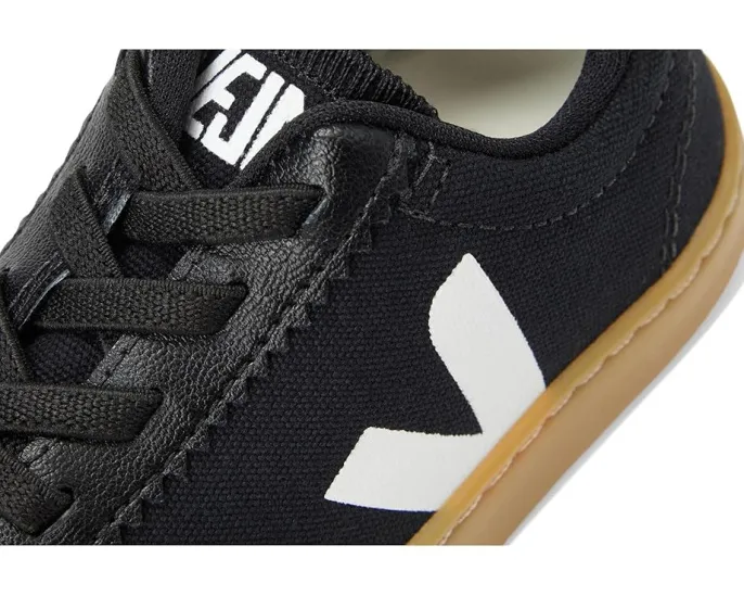 Детские кроссовки VEJA Small Volley Canvas из органического хлопка с круглым носком