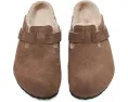 Birkenstock Boston клоги из замши с овчиной