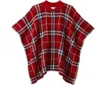 Плащ Burberry Kids Grela Check из шерсти с клетчатым принтом и застежкой-молнией
