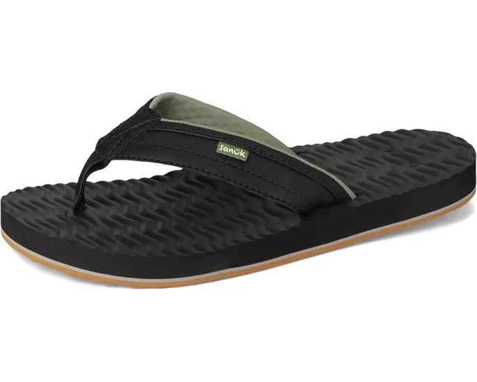 Сланцы Sanuk Ziggy Plush для дома и улицы с мягкой стелькой Soft Top и синтетической кожей