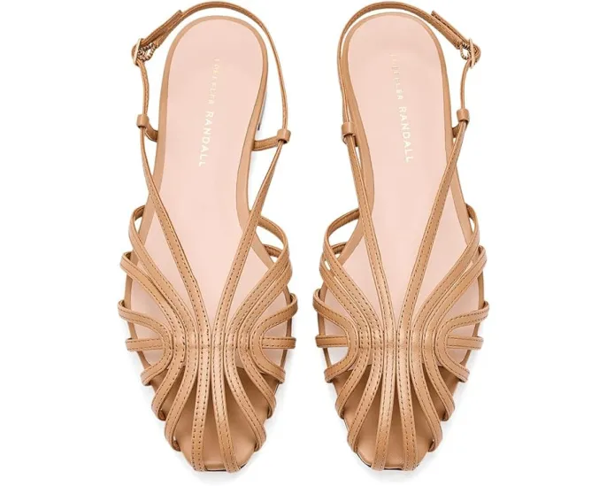 Loeffler Randall босоножки Devon с решетчатым верхом и регулируемой пяткой