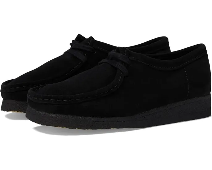Clarks Wallabee мокасины на шнуровке с подошвой из натурального крепа