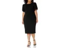 Платье Calvin Klein Plus Size Tulip Sleeved Seamed Sheath с застежкой-молнией