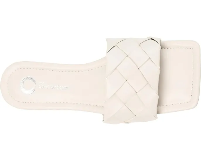 Сандалии Journee Collection Cassay с квадратным носком и низким каблуком