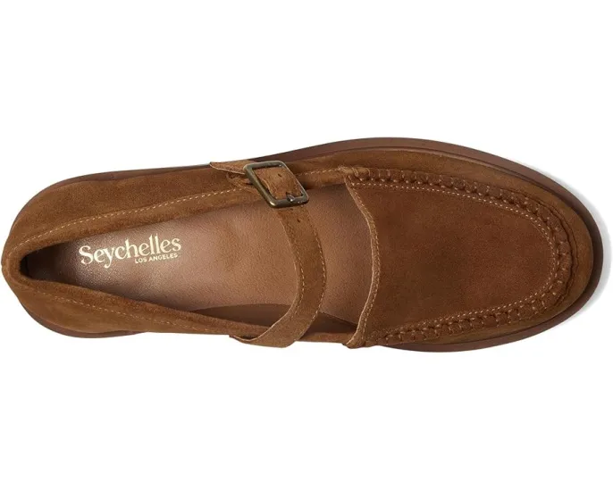 Балетки Seychelles Honeybunch из замши с ремешком Mary Jane