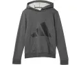 Толстовка adidas Kids Essential с капюшоном и большим логотипом из флиса
