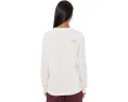 The North Face футболка Floral Alpine Relaxed Long Sleeve Tee Granite Grey