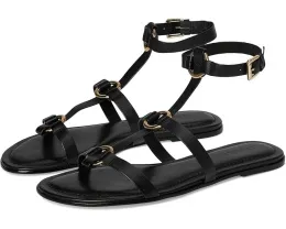 Сандалии Bernardo Hera без каблука Т-образные с миндалевидным носком и регулируемой пряжкой