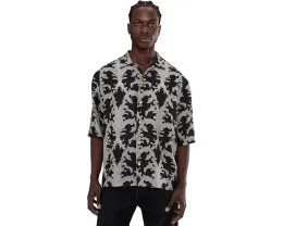 Рубашка AllSaints Motif с коротким рукавом и ярким принтом