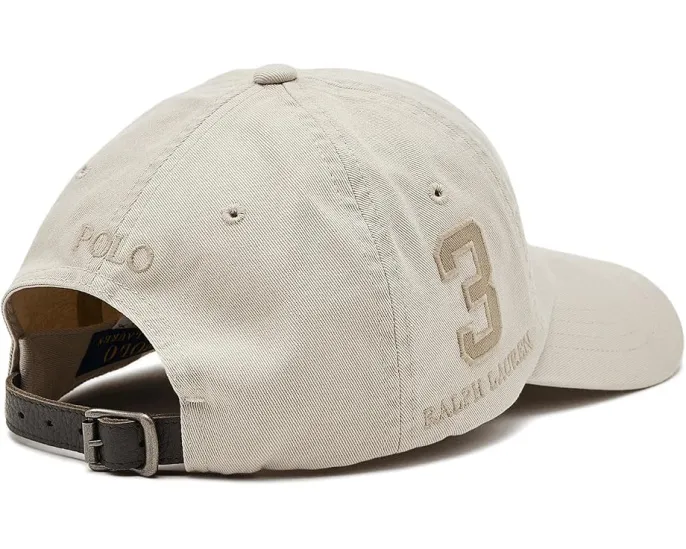 Бейсболка Big Pony Twill Ball Cap от Polo Ralph Lauren с кожаным ремешком