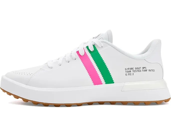 Гибридные гольф-ботинки GFORE G.112 Suede Striped Kiltie с замшевыми полосками