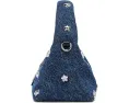 Микро сумка кроссбоди Mini Icon Stud Denim Micro с заклепками Marc Jacobs