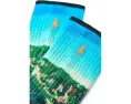 Носки Smartwool Hike Targeted Cushion Mountain Lake Print Crew с принтом и женской посадкой