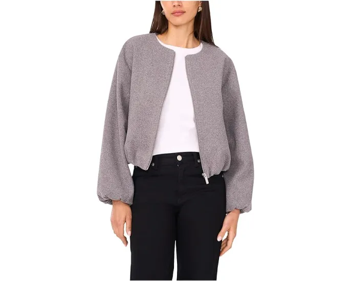 Короткое пуховик Vince Camuto Cropped с длинными рукавами