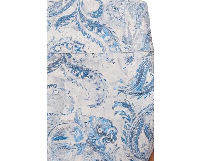 Брюки Elliott Lauren Blue Bayou с принтом и силуэтом буткат