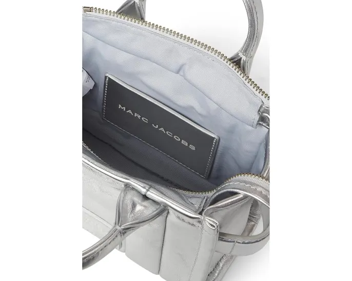Металлическая сумка-тоут Marc Jacobs The Metallic Leather Crossbody Tote Bag