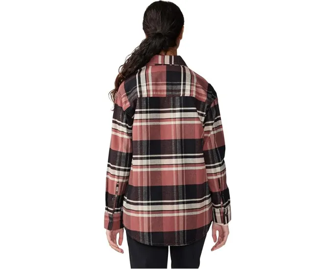 Фланелевая рубашка с длинными рукавами в клетку