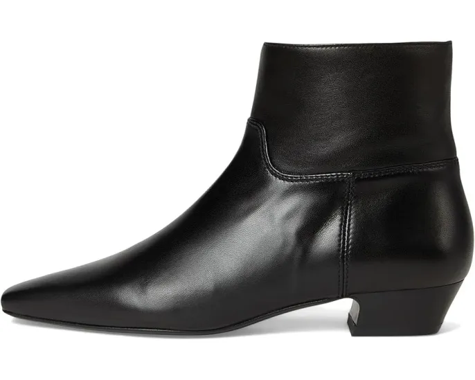 Ботинки Stassi Zip Bootie Stuart Weitzman с застежкой-молнией на устойчивом каблуке