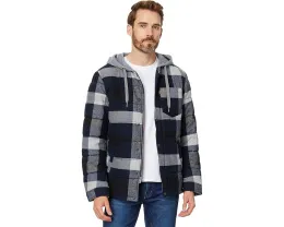 Пуховик Levi's с клетчатым стеганым узором из хлопка