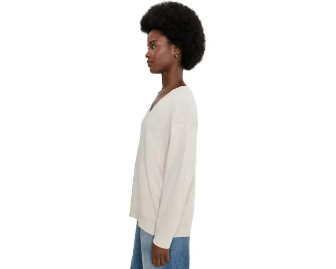 Свитшот Eileen Fisher Garment Dyed Terry V-Neck с v-образным вырезом