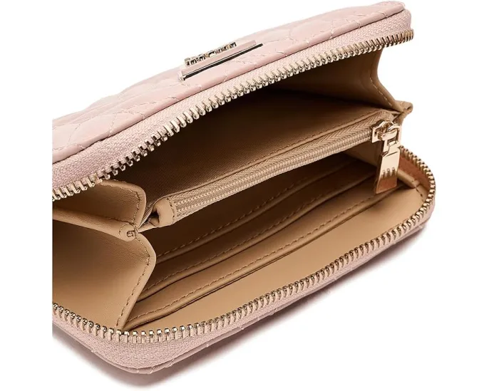 GUESS Косметичка Cheryl Medium Zip Around с отделениями для карт