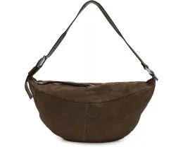 Сумка через плечо AllSaints Luna из мягкой замши в форме полумесяца