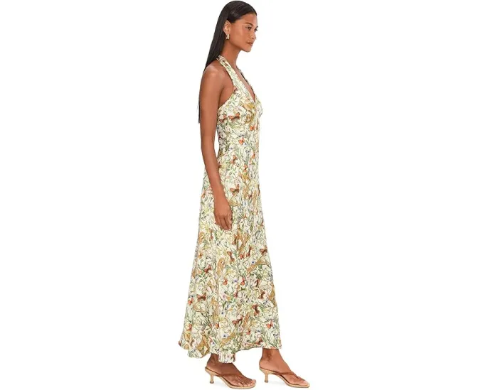 Макси-платье Avec Les Filles на бретелях с запахом и шейным платком