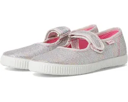 Детские туфли-слипоны Cienta Kids Shoes 56083 с металлическим блеском