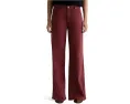 Широкие джинсы AG Saige Mid-Rise Wide Leg из смесовой ткани