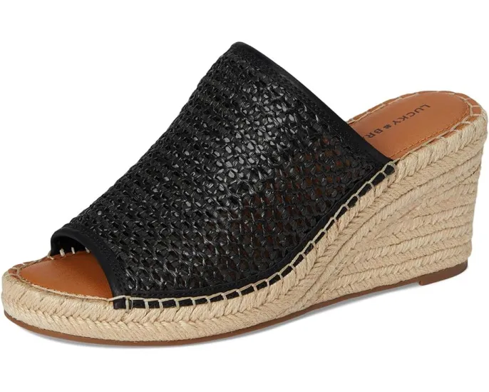 Сандалии Lucky Brand Cabriah Woven Espadrille Wedge