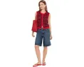 Жилет Isla Striped Button Front Vest от 525 america с контрастными полосками