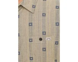 Billabong рубашка с коротким рукавом Sundays Jacquard