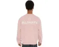 Свитшот AllSaints Emblem Crew с принтом из органического хлопка