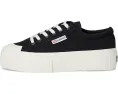Кроссовки Superga 2631 Stripe Platform на массивной подошве с резиновым носком