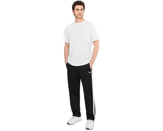Брюки PUMA T7 Always On Relaxed Track с молниями на карманах и классическими полосками T7