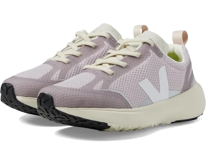 Детские кроссовки VEJA Small Canary Light с текстильным верхом и эластичными шнурками