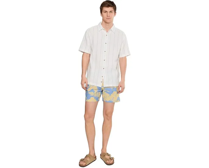 Плавки Chubbies The Gold Coasts 14 см с быстросохнущей тканью и карманом на молнии