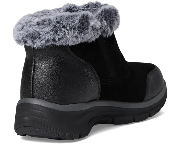 SKECHERS Easy Going ботинки без шнуровки с стеганым голенищем и искусственным мехом