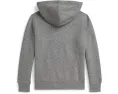 Polo Ralph Lauren Kids худи из флиса с принтом грузовика для подростков с карманом кенгуру