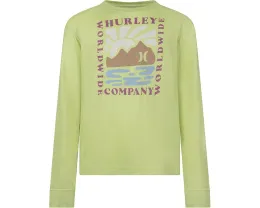 Детская футболка Hurley Sunset с длинным рукавом и вырезом